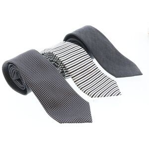 Emporio Armani Multicolor Assorted Silk Blend Tie Collection-Set of 3